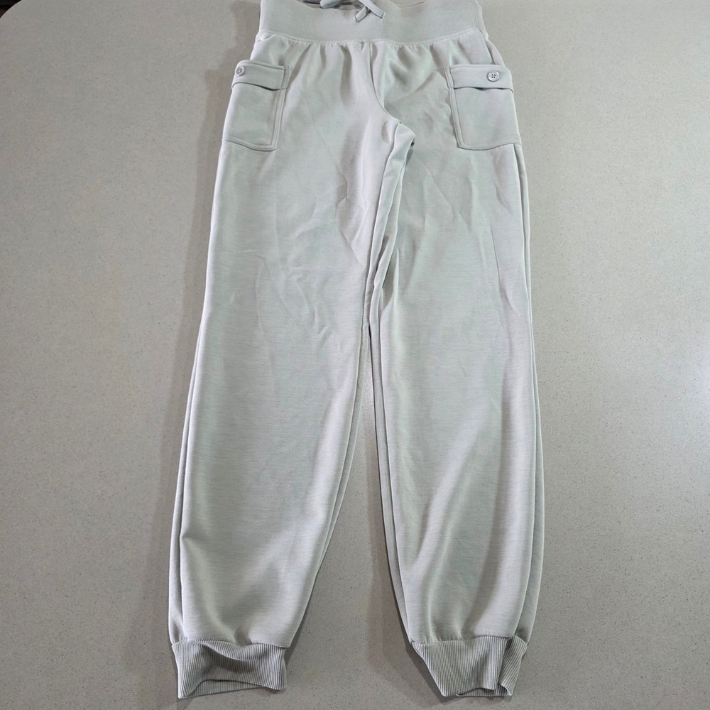 A New Day Women Sage Green Modal Blend Jogger Pants Small E-0290